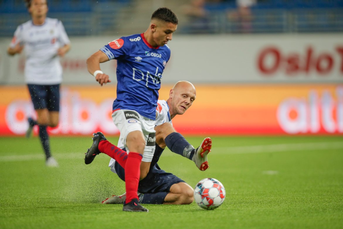 Sahraoui stod bak mye av det VIF skapte offensivt i seieren over Stabæk, og ble kåret til banens beste