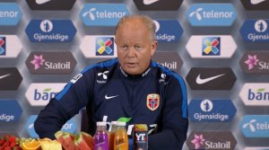 Høgmo på pressekonferanse