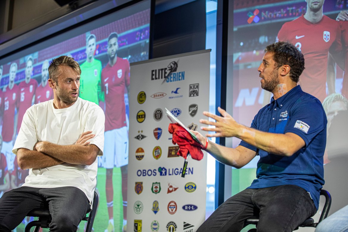 Petter Northug satt seg ned for en prat med Freddy og Bernt