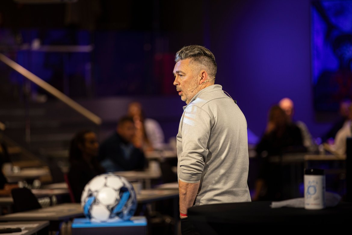 Daglig leder i Bodø/Glimt Frode Thomassen fortalte om hvordan de har blitt en foregangsklubb innenfor bærekraft