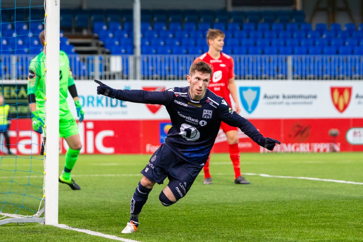 MÅLSCORER: Kalludra feirer scoring mot Brann i 2019. Foto: NTB.