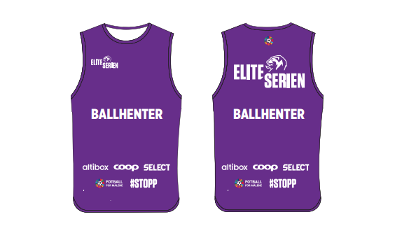 Ballhentervester med #STOPP-logo